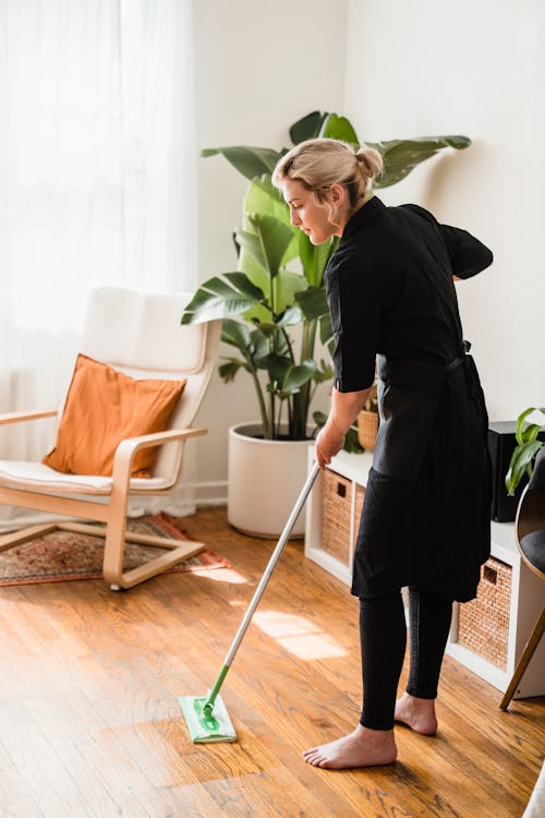 Professional office cleaning team working in New Haven CT